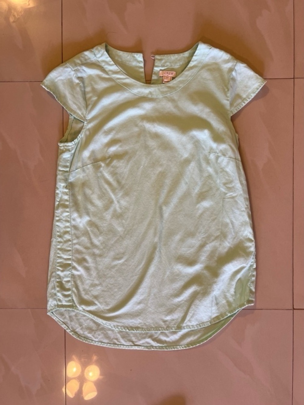 J. Crew Pastel Mint Short Sleeve Tee